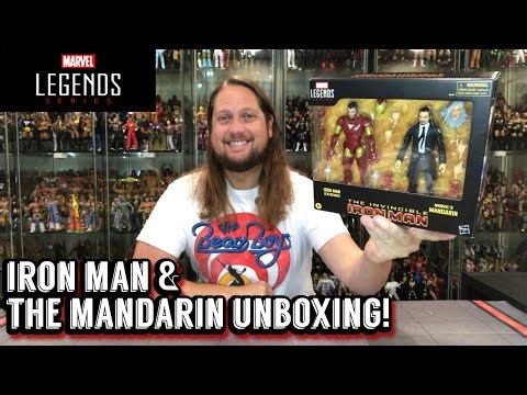 Extremis Iron Man & The Mandarin Marvel Legends Unboxing!