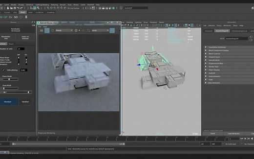 Maya Structures - Autodesk Maya程序生成建筑工具