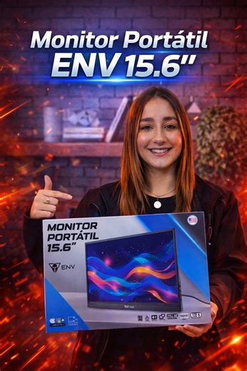 Llegas, lo conectas… y tu espacio cambia al instante. 💻✨ Pantalla portátil ENV de 15.6” Full HD, con imagen clara y colores intensos 🎨, base incorporada y conexión rápida a laptops, consolas 🎮 y otros equipos mediante Tipo-C y mini HDMI. Ideal para ver pelis 🍿, jugar 🎯 y trabajar con varias tareas a la vez sin enredos. ⚡ Lo conectas y listo. 🔢 Código: 1EENV1996 📞 096 261 3333 | 👉 https://wa.link/o3546u 📍 C.C. Mall El Fortín – Guayaquil 📍 C.C. Bombolí Shopping – Santo Domingo #ENV #moni