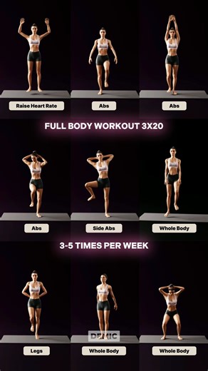 213K views · 2.7K reactions |  Quick Full Body Workout You Can Do Anywhere | DEMIC | Facebook