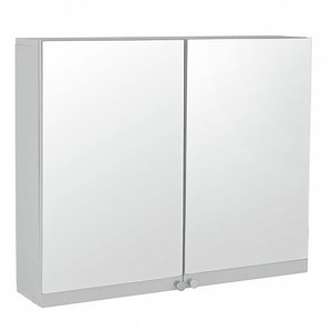 Buy Argos Home Prime 2 Door Mirrored Cabinet - White | Bathroom wall cabinets | Argos