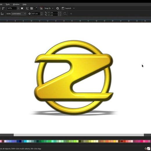 How to Create Z Logo Design #shorts