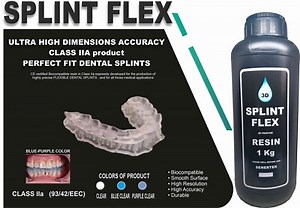 DLP SLA LCD 3d printer FLEXIBLE SPLINT resin for manufacturing flexible splints | eBay