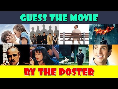 Guess the Movie by the Movie Poster | Iconic Movie Posters Quiz