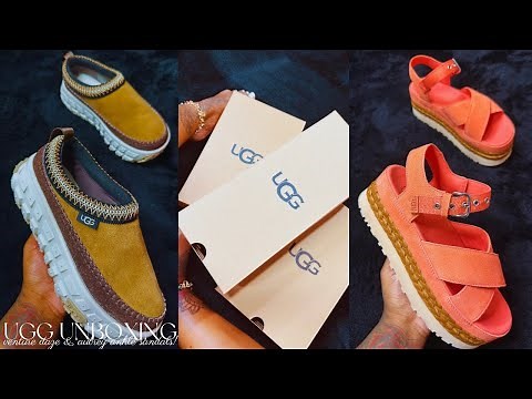 UGG UNBOXING REVIEW & TRY ON HAUL | FT. VENTURE DAZE & AUBREY ANKLE STYLES | WATCH BEFORE YOU BUY!
