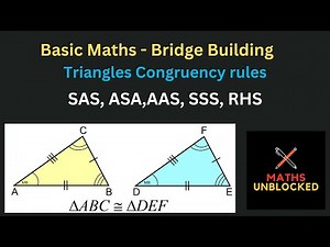 How to prove Congruent Triangles: SSS | SAS | RHS |ASA |AAS congruence