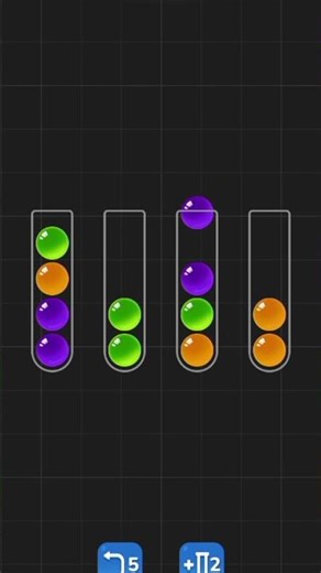 Ball sort puzzle 😎 Level 4 complete 💯✅💫