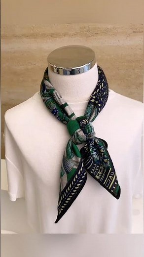 Stylish Scarf Knot Tutorial for Collared Shirts