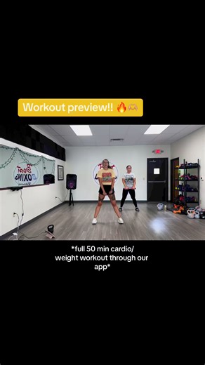 56K views · 726 reactions | Ayyy this whole workout was .. full 50 min cardio/weight workout through the #beatboxingfitness app on the app store along with over 200 other workouts! #dancefitness #weightloss #app #athomeworkout #fitness #music #dance #dance #workout | Bev & Haily's Beat Boxing Fitness | Facebook