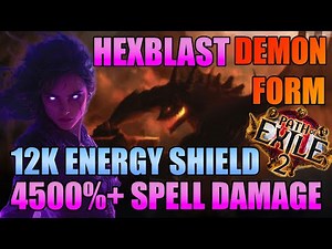 Hexblast Demon Form 4500% Spell Damage Path of Exile 2 FULL Build Guide DESTROY Breaches EASY!