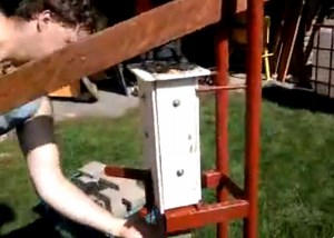 Briketovací lis domácej výroby | Urob si sám