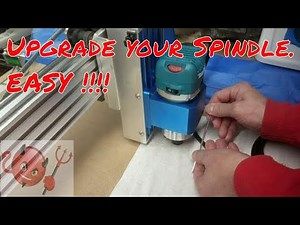 How to upgrade your spindle on a cnc [router]