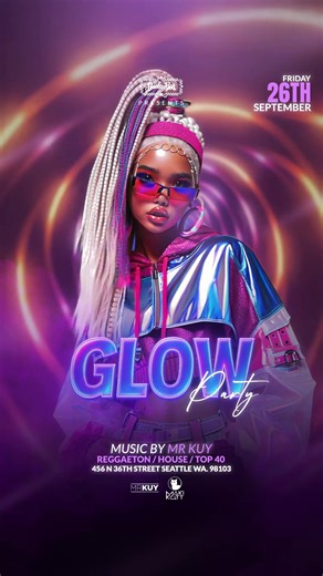 GLOW PARTY en Baila Bar Seattle