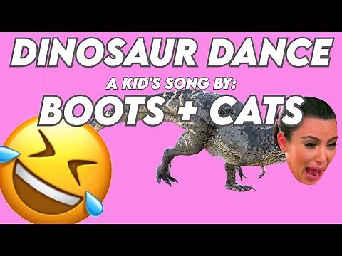 "Dinosaur Dance" By: Boots + Cats | FUNNY DINOSAUR SONG (TRY NOT TO LAUGH!)