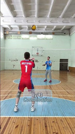 Destroying the defense! 💥 Showing how attack levels work in volleyball.#usa