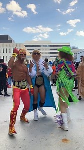 3 LEGENDS👊Live from @dragoncon @theallamericanasian @trevsfx @modelginarivera2020 . . . #wwe #wcw #Cosplay #Sirius #LEGENDS #machoman #dragoncon #RANDYSAVAGE #hulkhogan #ricflair #TheMachoverse #wwefan #WWECOSPLAY #wrestlingcosplay #Machomanrandysavage #machowoman #worldwrestlingcosplayers | The Machoverse