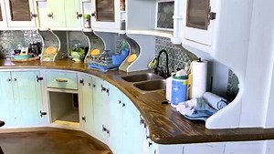 A trip through the new UNITY kitchen/dining. #earthship #sustainability | Earthship Biotecture