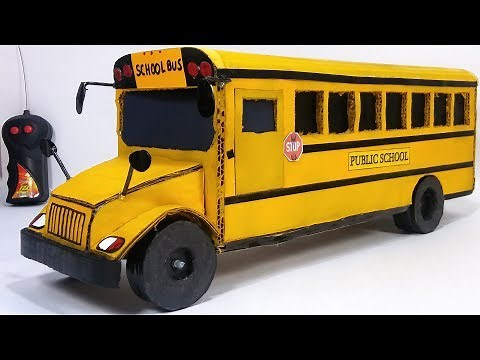 How to make Remote Control School Bus