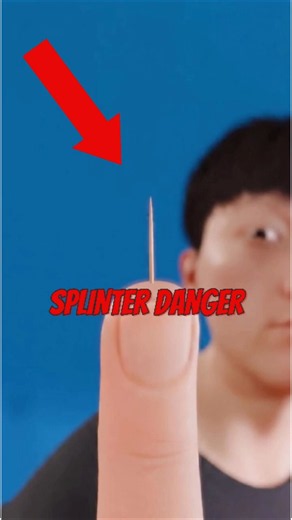 Don't Pull It Out ‼️😱 #splinter #lifehacks