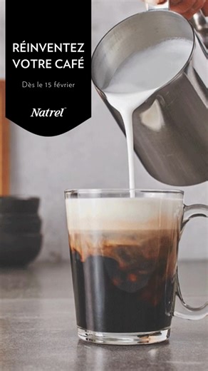 Quelque chose de délicieux se prépare afin de réinventez vos moments caféinés. Pouvez-vous deviner de quoi il s'agit? Répondez avec vos suppositions et restez connectés pour la grande annonce le 15 février prochain. Préparez-vous à une explosion de saveurs qui transformera votre café quotidien. ☕🕵️‍♂️ | Natrel