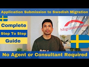 How To Apply For Swedish Residence Permit | Step by Step Guide | No Agent required | complete guide.