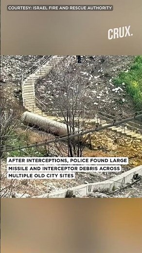 Large Iranian Missile Fragment Falls Near Jerusalem as IRGC Rains Hellfire on Israel