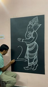 126K views · 1.1K reactions | Ganesh drawing tutorial || easy Ganapati art || #ganeshart #drawing #viralart #videoviralシ | Artist Naresh kumar | Facebook