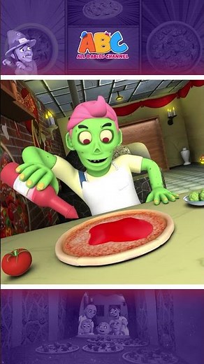 Pizza Party With Zombies #shorts #kidssongs #halloween