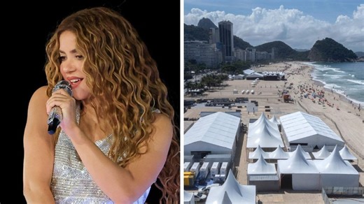Shakira's Copacabana concert organisers confirmed a worker died during stage assembly