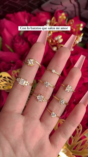 Anillos Hermosos y Baratos en Plata y Oro