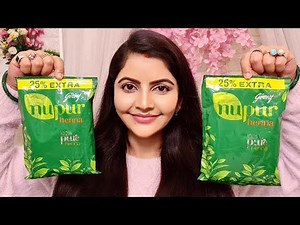 Nupur 100% pure henna for silky smooth condition dark brown hair | RARA | henna mehndi paste recipe