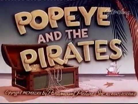 Popeye Popeye And The Pirates 1947 turner print