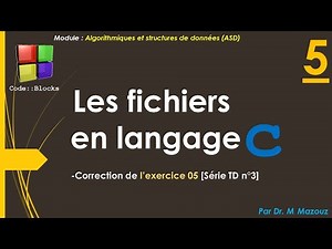 5-Les fichiers en langage C -Correction de l'exercice 05 [TD3] : Concaténer 2 fichiers textes
