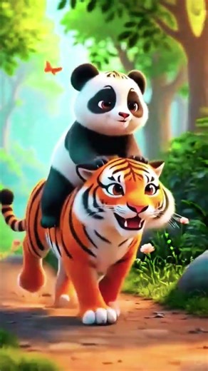 #bhalu aur Sher #Cartoon #video 🌳😯