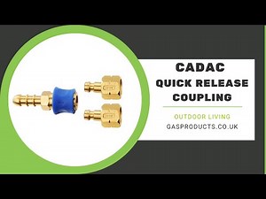 Cadac QR | Quick Release Coupling for a safer BBQ experience