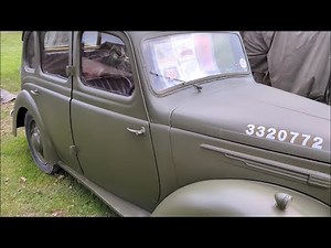 1940's British Austin 8 Staff Car, close up, at Battles Through History