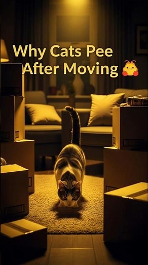 Why Cats Pee After Moving 🏠
