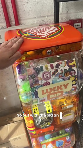 One of the toy vending machines needed some attention, it was old school £2!