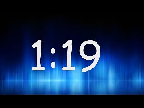 1:19 Minutes Timer / Countdown from 1min 19sec