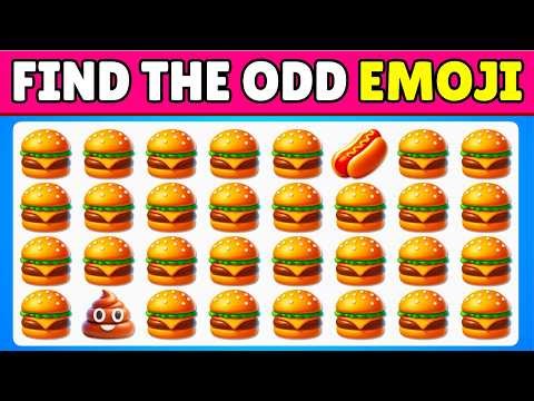 Find the ODD One Out | Emoji Quiz | Easy, Medium, Hard, Impossible | Quiz Find