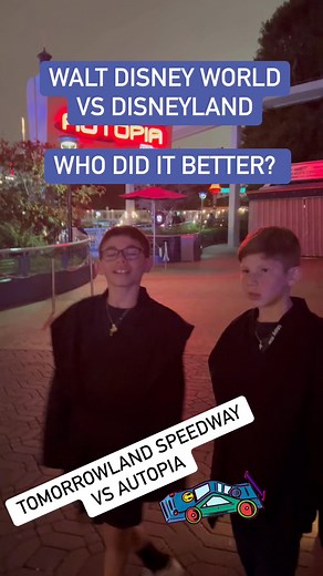Autopia at Disneyland vs. Tomorrowland Speedway at Walt Disney World—and the boys were split once again! Anthony gave his vote to WDW because the cars “felt faster” (can’t argue with instinct). Dominic chose Autopia because the track felt longer. Rachel Franco- Dream Designer- My Mickey Vacation Travel Rachel Franco #disney #travel #disneyland #brothers #takingtotstodisney | Rachel Franco