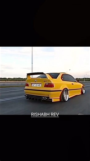 BMW E36: The Yellow Beast! 💛🔥