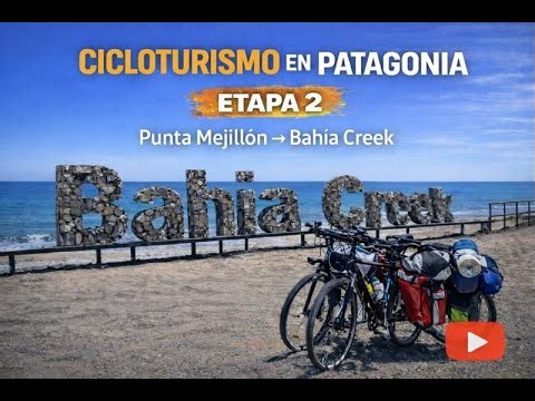 Cicloturismo en la Patagonia-Camino de la costa.Etapa 2: Punta Mejillon-Bahia Creek