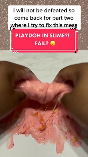 You guys played me like playdoh. Follow for part two when I try to fix this slime! 😂 What should I put into my thick and glossy slime next? #slimeuk #slime #oddlysatisfying #asmr #slimeasmr #fail #playdohslime