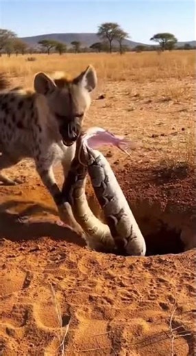 Python doesn't hurt hyena 𓆗
