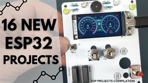 2023年你必须尝试的16个华丽ESP32项目！ | 16 Brilliant ESP32 projects you must try in 2023!