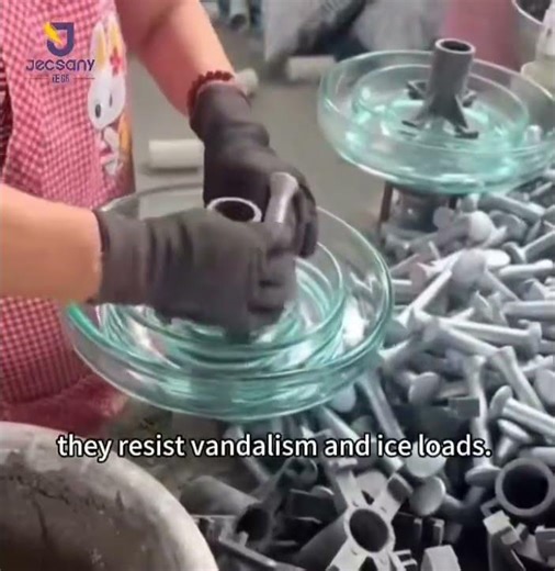 Glass Insulators for Power Transmission