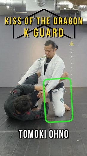 Yoshi Tamaki | Kiss of the Dragon from K Guard 🐉💥 @tomokiohno20 drops a slick detail for breaking posture and entering deep into K Guard — then hitting... | Instagram
