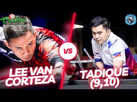 🔴BILLIARDS | LEE VAN CORTEZA VS ASSIS TADIQUE (9,10) | RACE 20