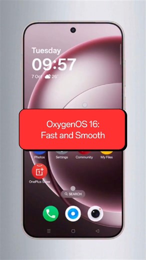 Glide through your day effortlessly with the fast and smooth #OxygenOS16 experience. #OxygenOS16 is here — launched October 16. | OnePlus